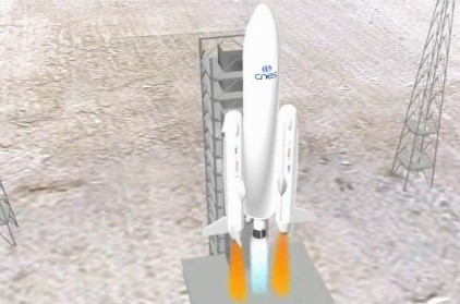3D моделирование режима эксплуатации частично многоразовой космической транспортной системы с возвращаемыми боковыми ракетными ускорителями