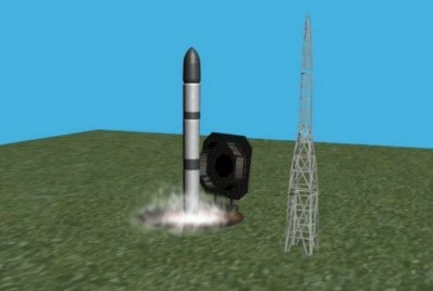 3D моделирование основных этапов суборбитального полёта Демонстратора космических технологий, запускаемого на ракете Днепр